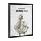 Stupell Industries Sassy Laundry Duck Floating Frame Design by Lettered and Lined